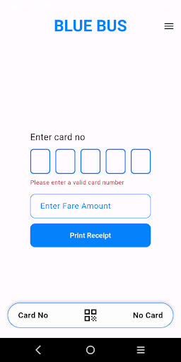 Blue Bus Ticketing Screen 3