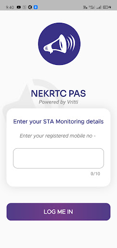 Android application NEKRTC PAS screenshort