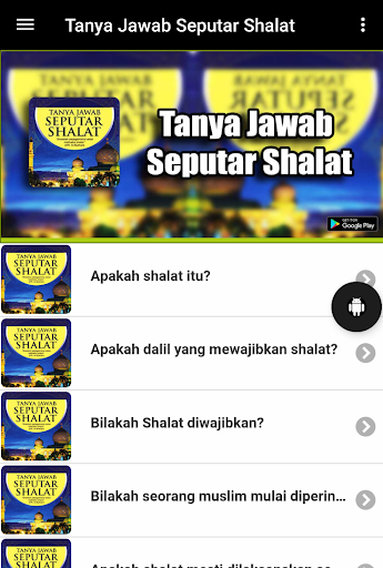 Tanya Jawab Seputar Shalat