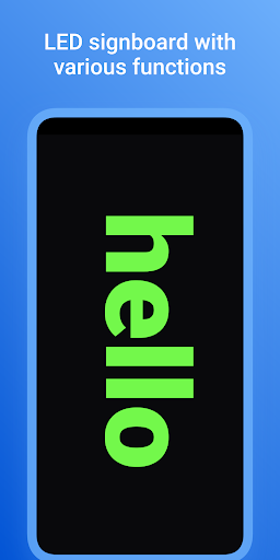 Android application Idol LED display board screenshort