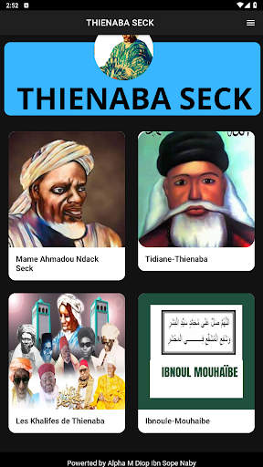 Android application THIENABA SECK screenshort