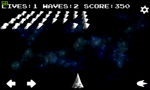 Space invaders - classic retro Screen 2