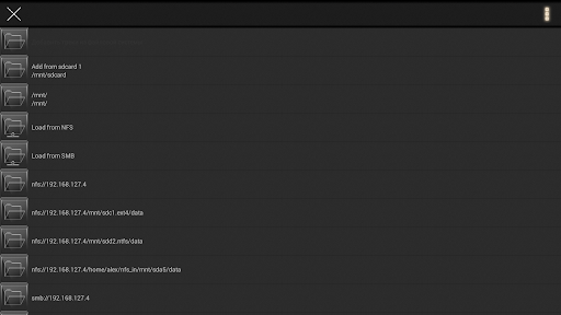 Android application Network Video Player screenshort