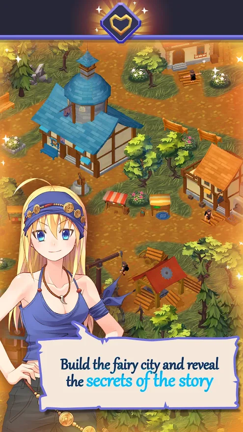 Fantasy town: Anime girls story