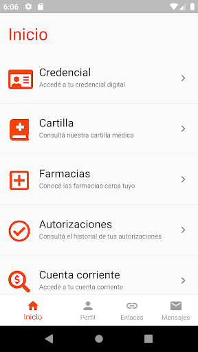 Android application OSAP screenshort