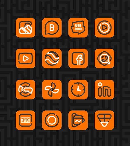 Linios Orange - Icon Pack
