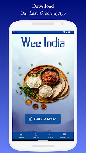 Android application Wee India screenshort