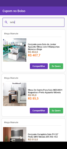 Cupom no Bolso e Ofertas