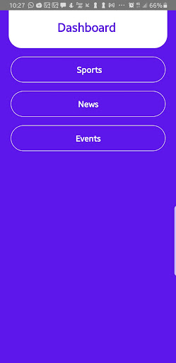 Android application OUSL SPORTS screenshort