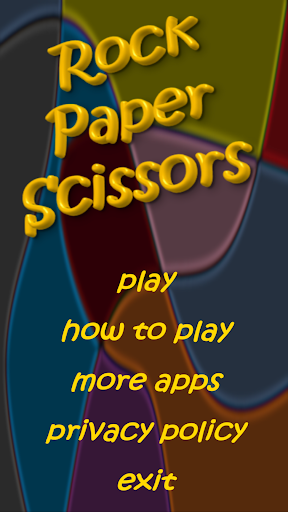 Android application Rock Paper Scissors screenshort