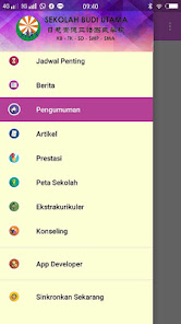 Screenshot 2 School App Sekolah Budi Utama android