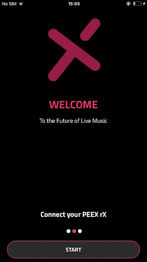 Android application PEEX LIVE screenshort
