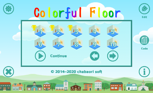 Android application ColorfulFloor screenshort