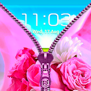 Pink Zipper Lock Screen  Icon