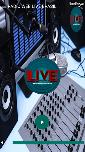 Android application Rádio Web Live Brasil screenshort