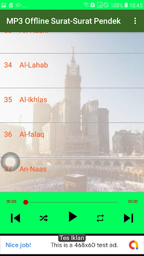 MP3 Offline Surat-Surat Pendek