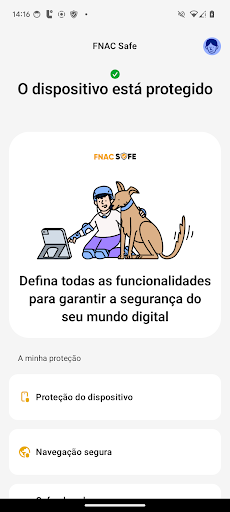 Android application FNAC Safe screenshort