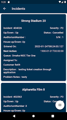 STRONG Technical Services Screen 2