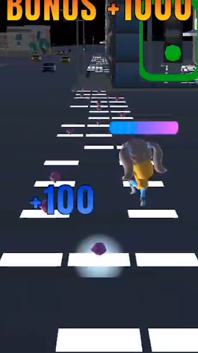 Jump well while avoiding cars! Screen 3