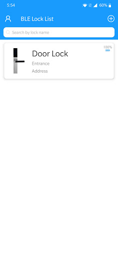 Android application JNF BLE screenshort