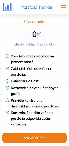Portfolio tracker Screen 3