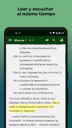 Android application Tepehua Huehuetla Bible screenshort