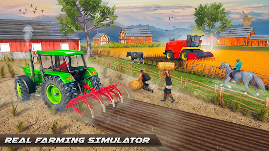Tractor Drive Farming Game Sim apkdebit screenshots 3