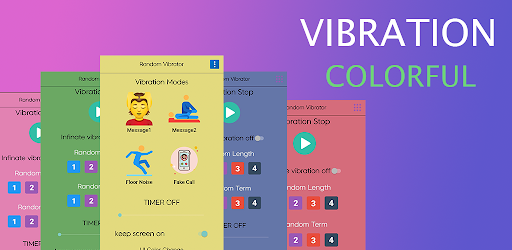 Android application Random Vibration screenshort
