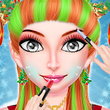 Christmas Makeup Girl Salon Games icon