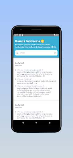 Android application Kamus KBBI Bahasa Indonesia screenshort