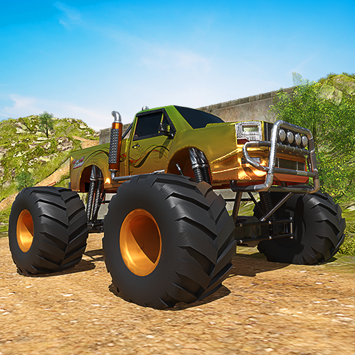 Monster Truck - Hill Racing Logo