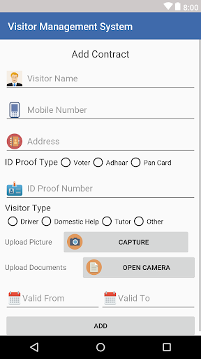 Visitor Management System The Magnolias