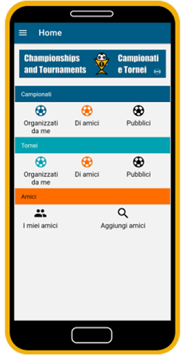 Android application Championships and Tournaments screenshort