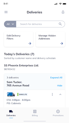 Android application GBS Building Supply screenshort
