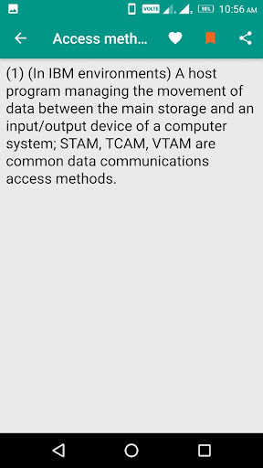 Telecommunications Dictionary Screen 3