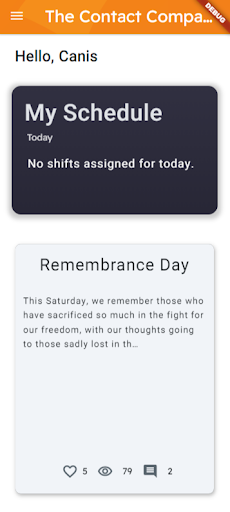 Android application TheContactCompany screenshort