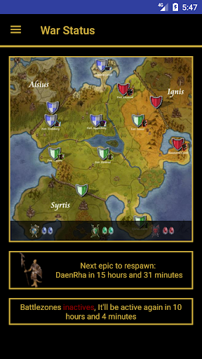 Android application Regnum Hub screenshort