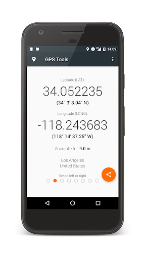 GPS Test and Status Screen 2