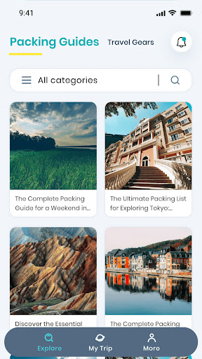 TravelAll -Travel Packing List