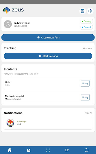 Zeus Stroke App Screen 3
