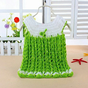 Knitted Baby Dress Design