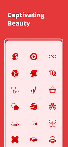 Red Topaz - Icon Pack Screen 3