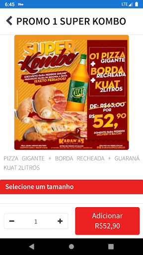 Kabanas Bar e Pizzaria Screen 2