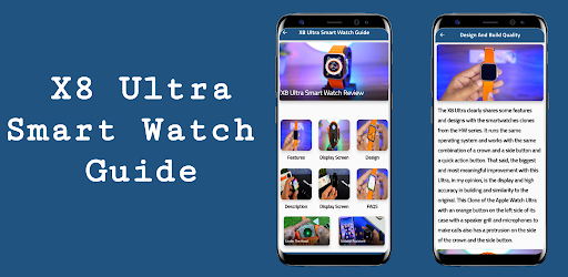 Android application X8 Ultra Smart Watch Guide screenshort