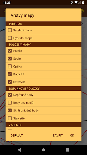 PilsFree Mapa Screen 2