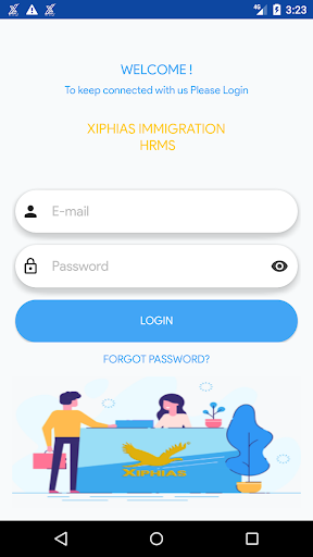 Android application Xiphias Immigration HRMS screenshort