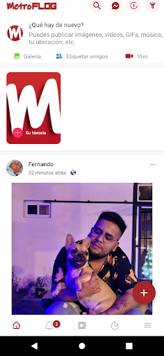 Android application MetroFLOG screenshort