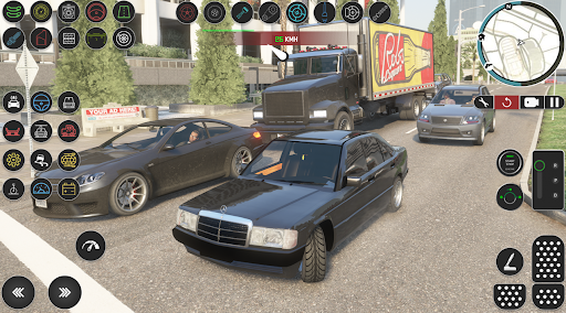 Mercedes 190E: Crime City Ride Screen 3