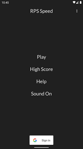 RPS Speed Screen 3