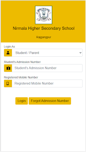 Android application Nirmala English School screenshort